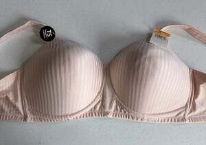 Playtex Secrets All Over Smoothing Bra tru support WireFree 38DD pink 4707 NWT
